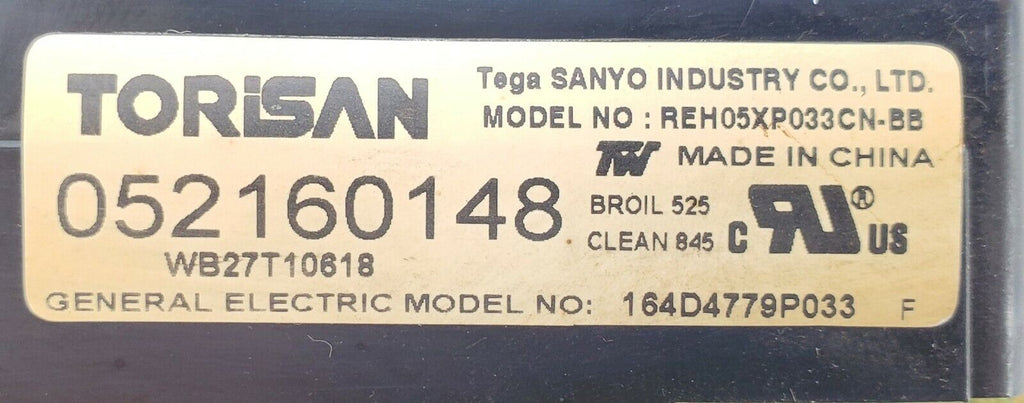 GE Range Control WB27T10618