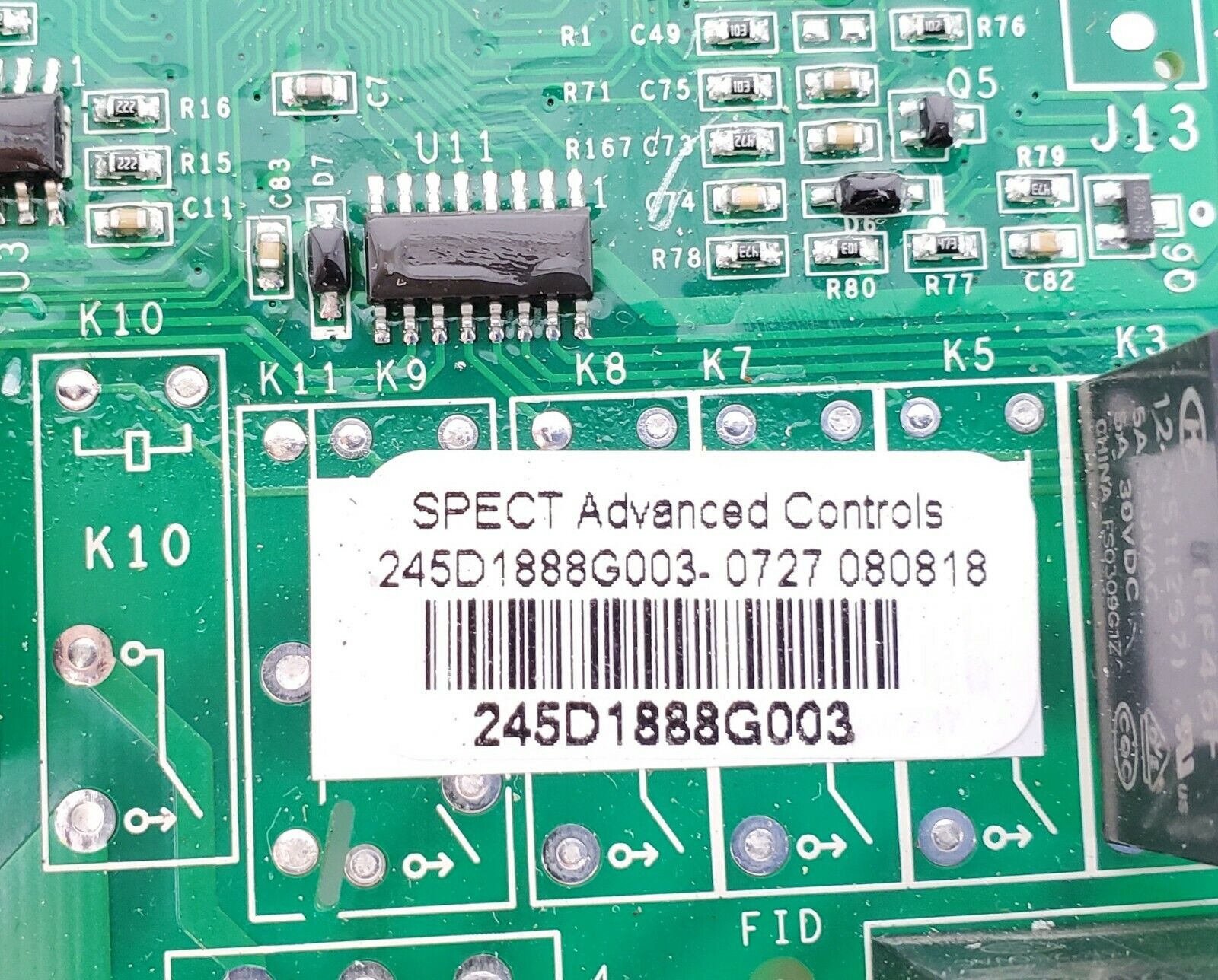 GE Refrigerator Control 245D1888G003