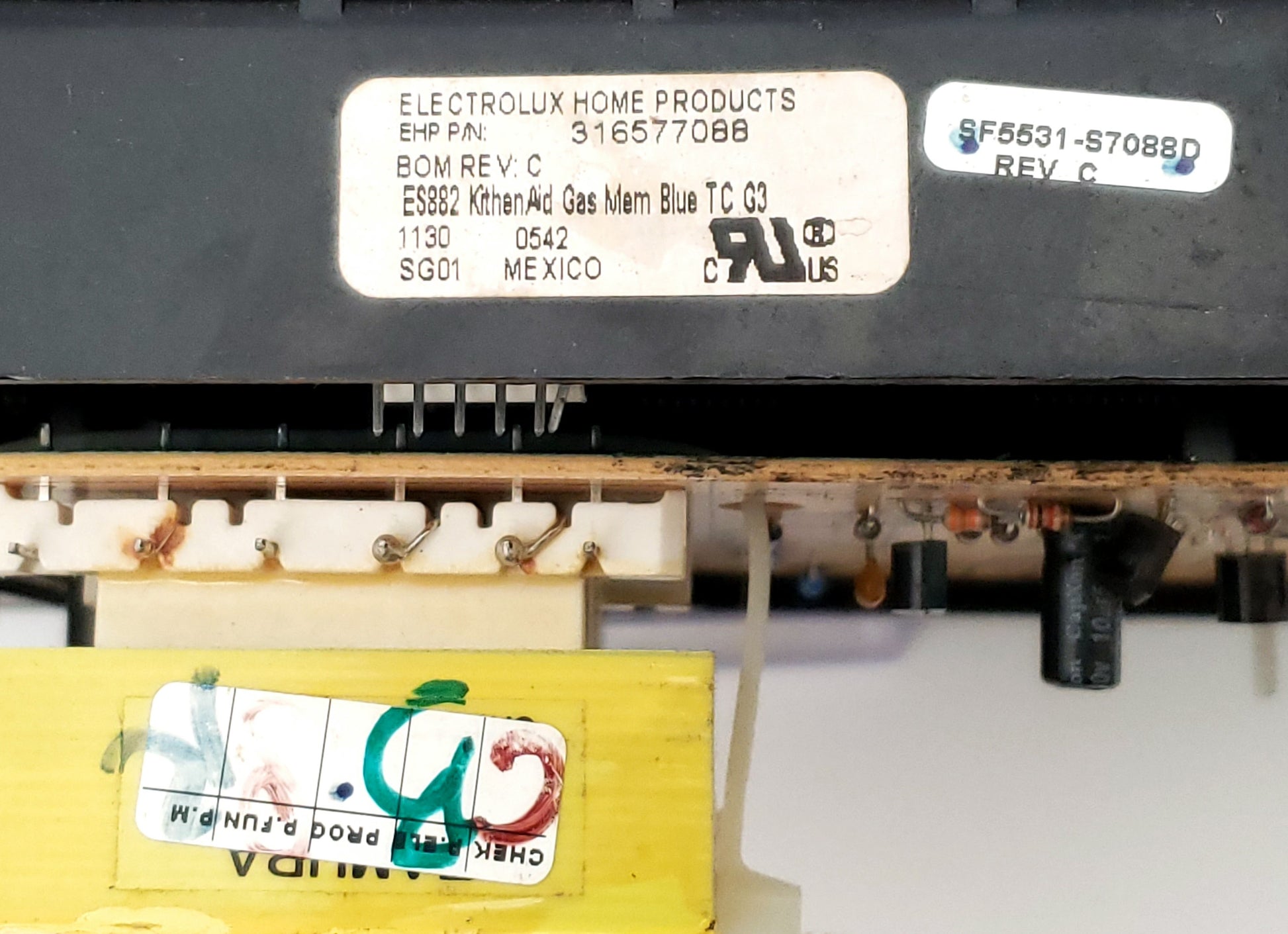 Frigidaire Range Control 316577088