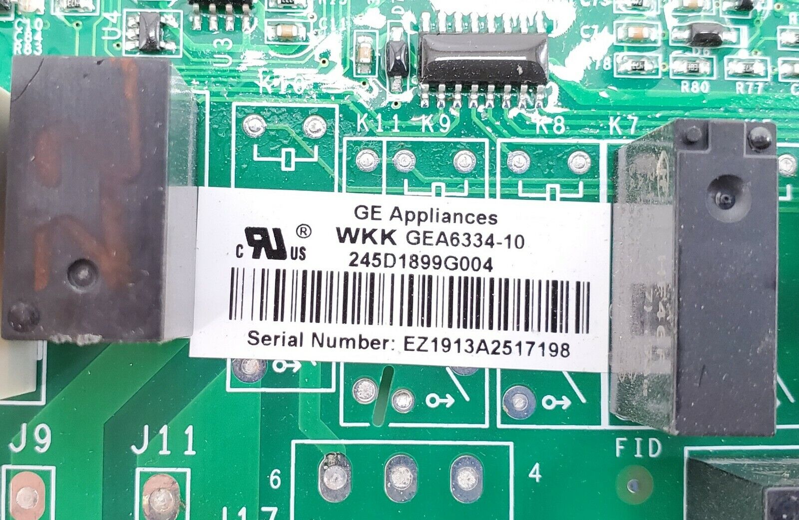 GE Refrigerator Control 245D1899G004