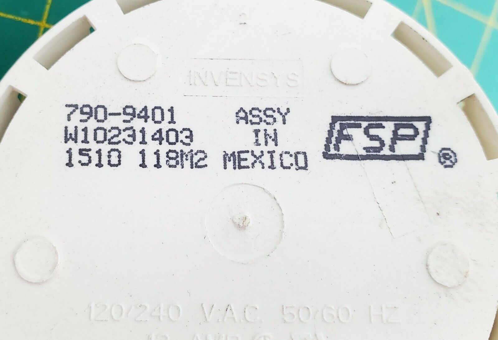 OEM Whirlpool Washer Pressure Switch W10231403 Same Day Ship & Lifetime Warranty