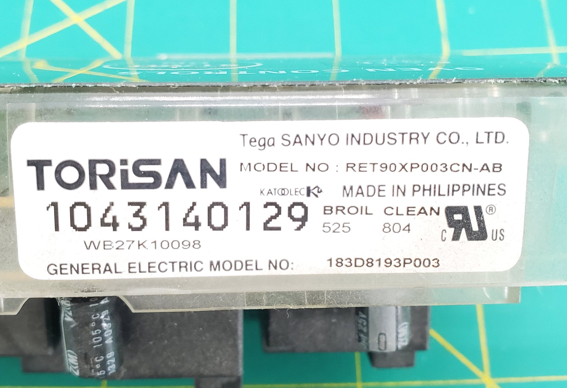 GE Range Control WB27K10098