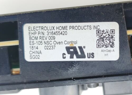 Kenmore Range Control Board 316455420
