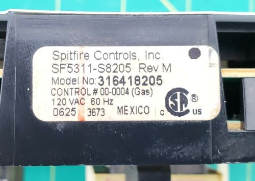OEM Frigidaire Range Control 316418205 Same Day Shipping & Lifetime Warranty