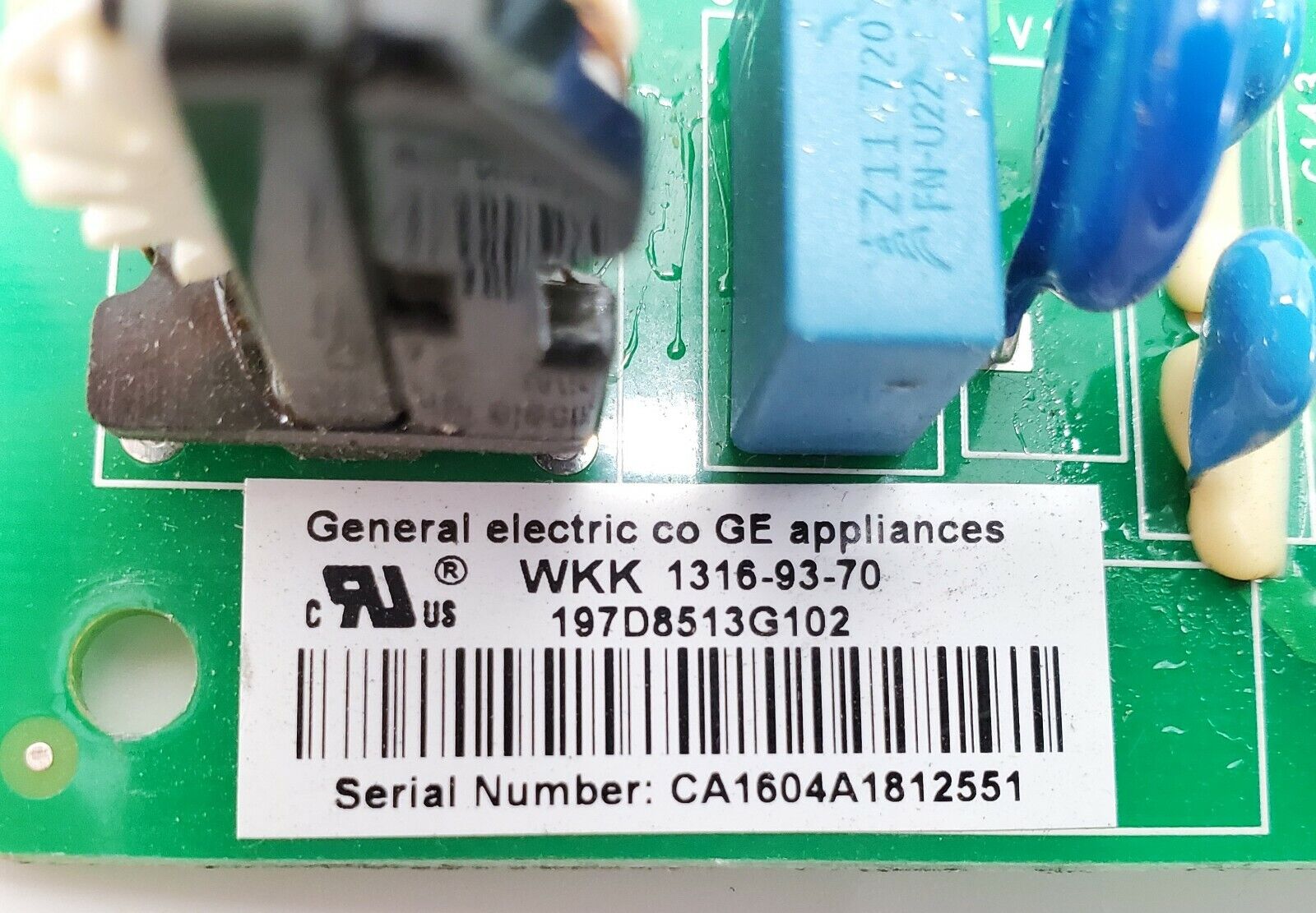 OEM GE Refrigerator Control 197D8513G102 Same Day Shipping & Lifetime Warranty