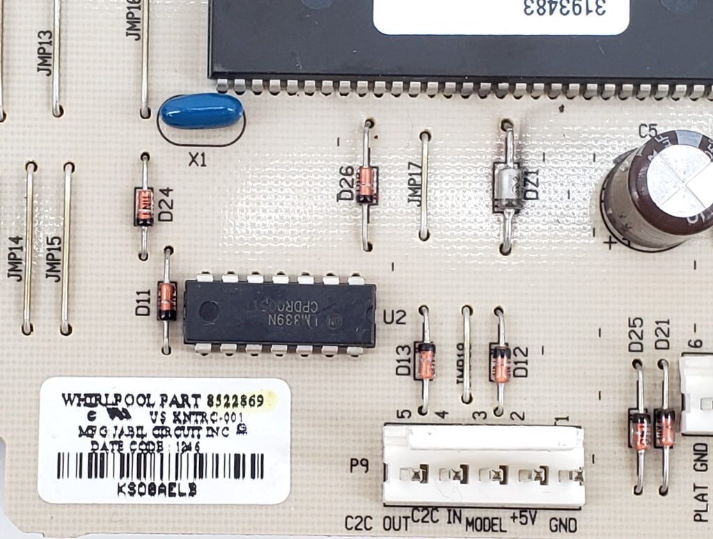 OEM  Whirlpool Range Control 8522869