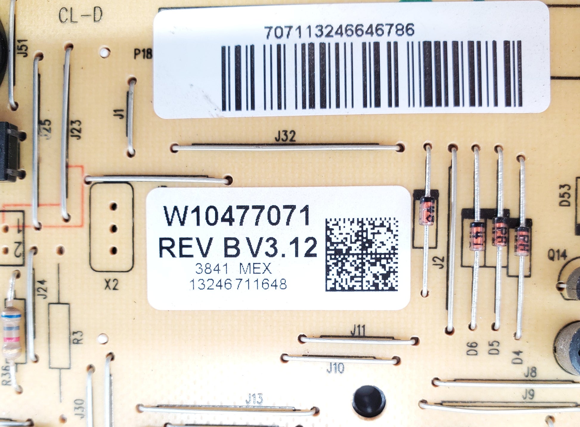 OEM  Whirlpool Range Control W10477071