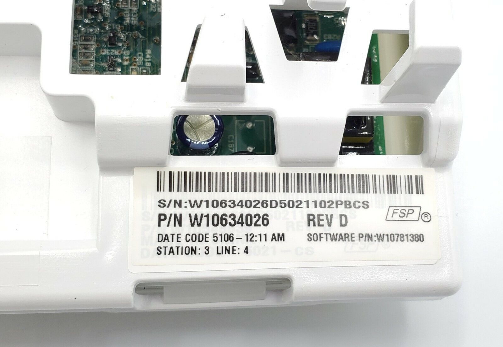 Whirlpool Washer Control Board W10634026