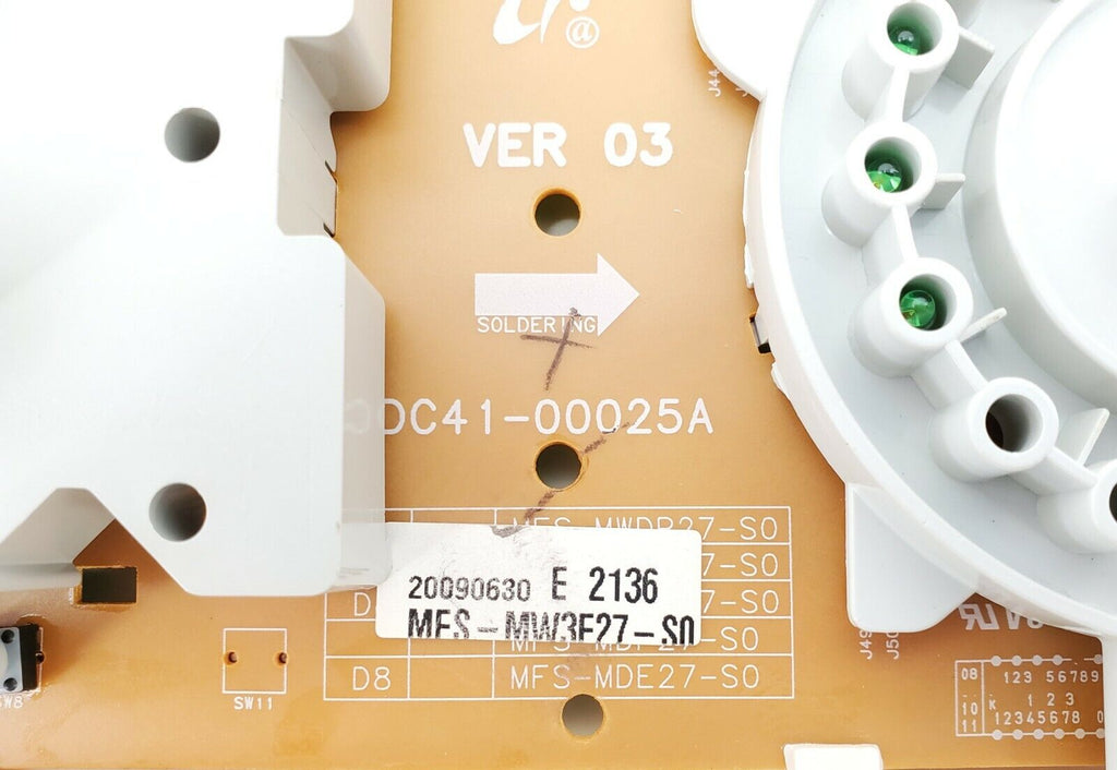 OEM Samsung Washer Control DC92-00124A Same Day Shipping & Lifetime Warranty.