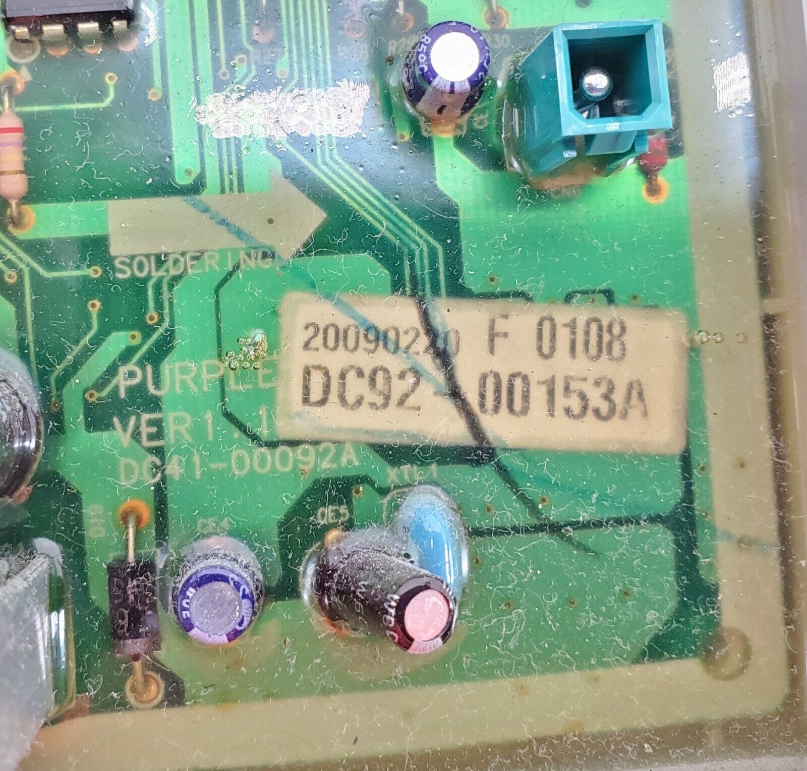 OEM Samsung Dryer Control DC92-00153A Same Day Ship & Lifetime Warranty