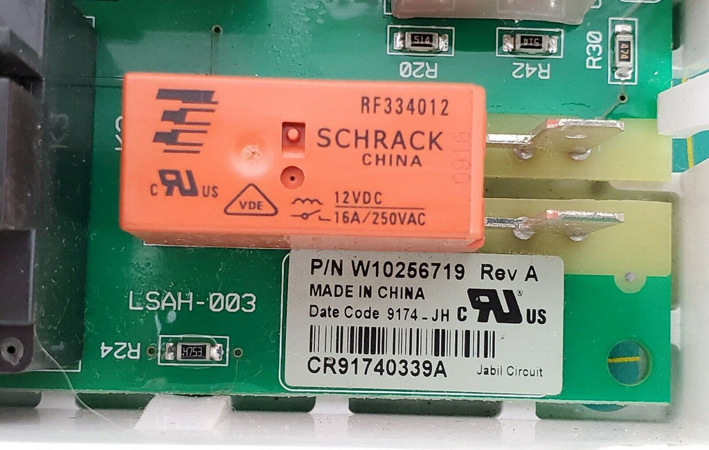 Whirlpool Dryer Control Board W10256719
