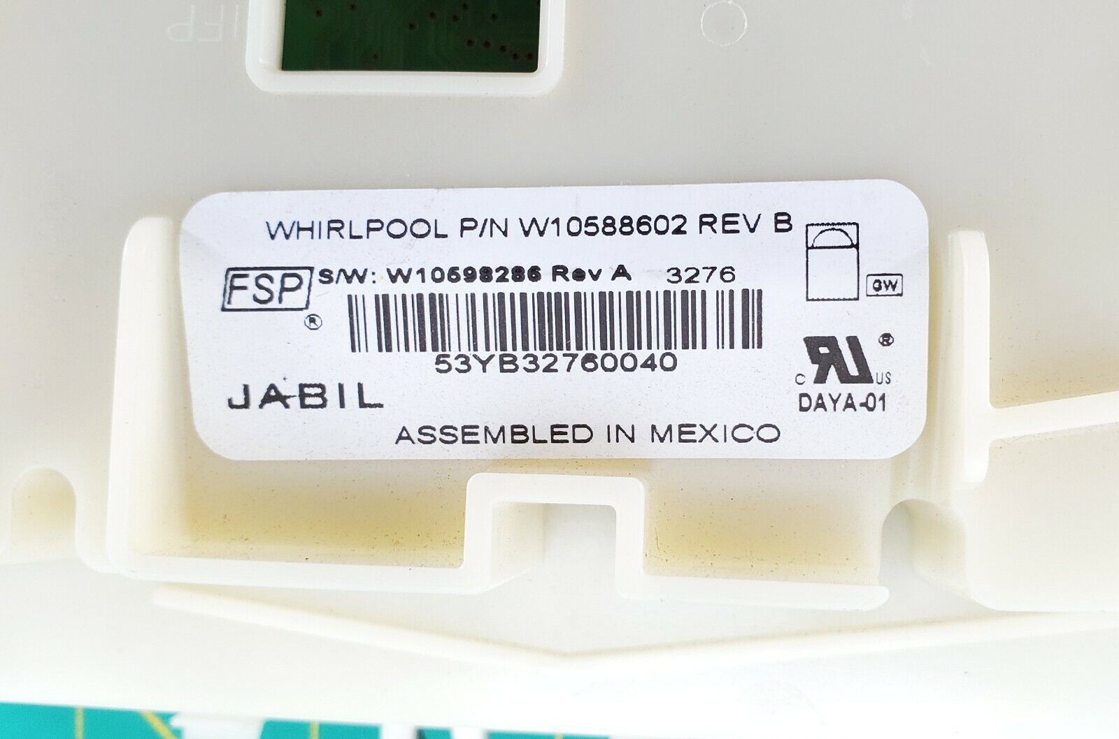 OEM  Whirlpool Dishwasher Control W10588602