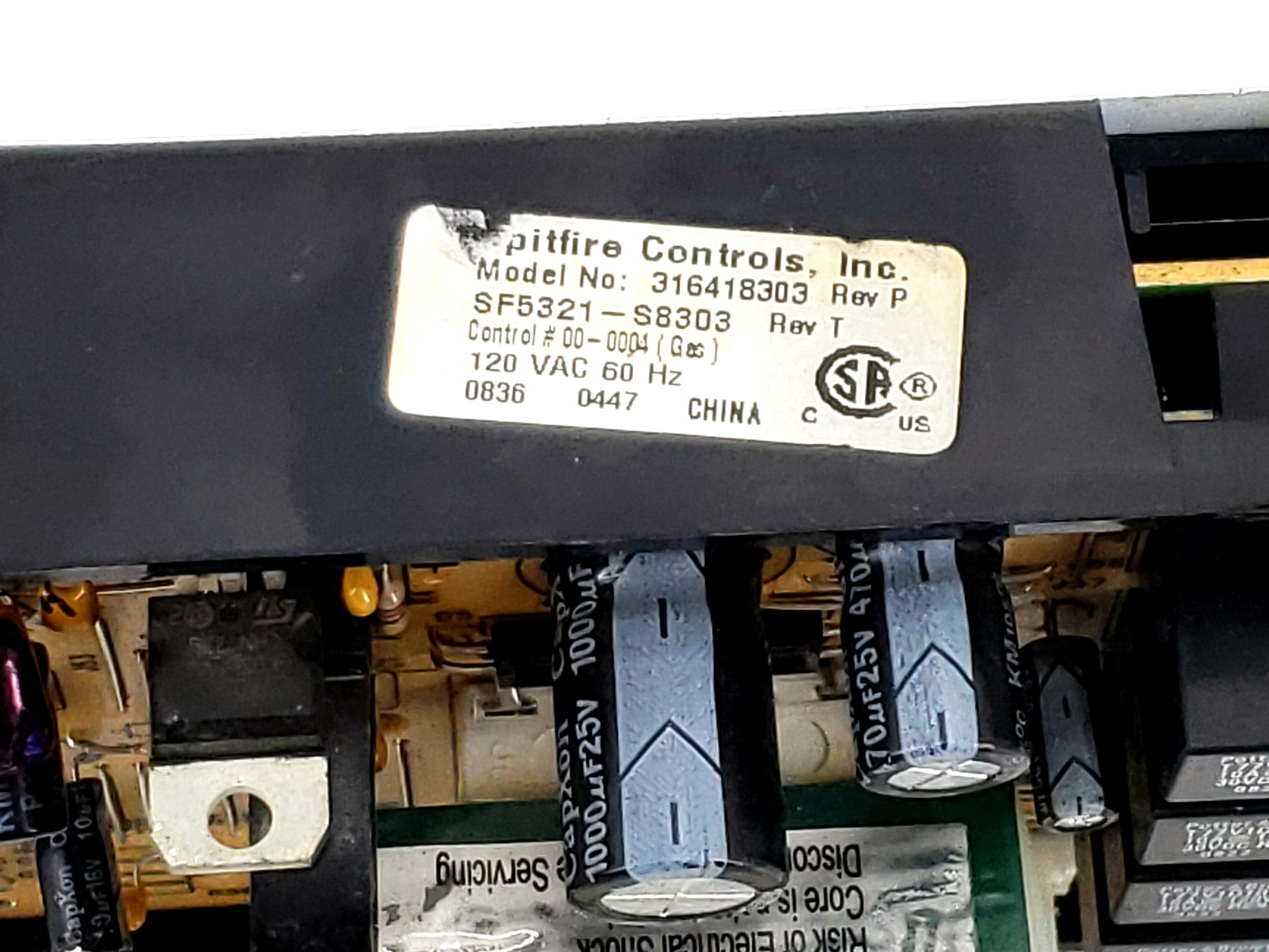 OEM  Frigidaire Range Control Board 316418303