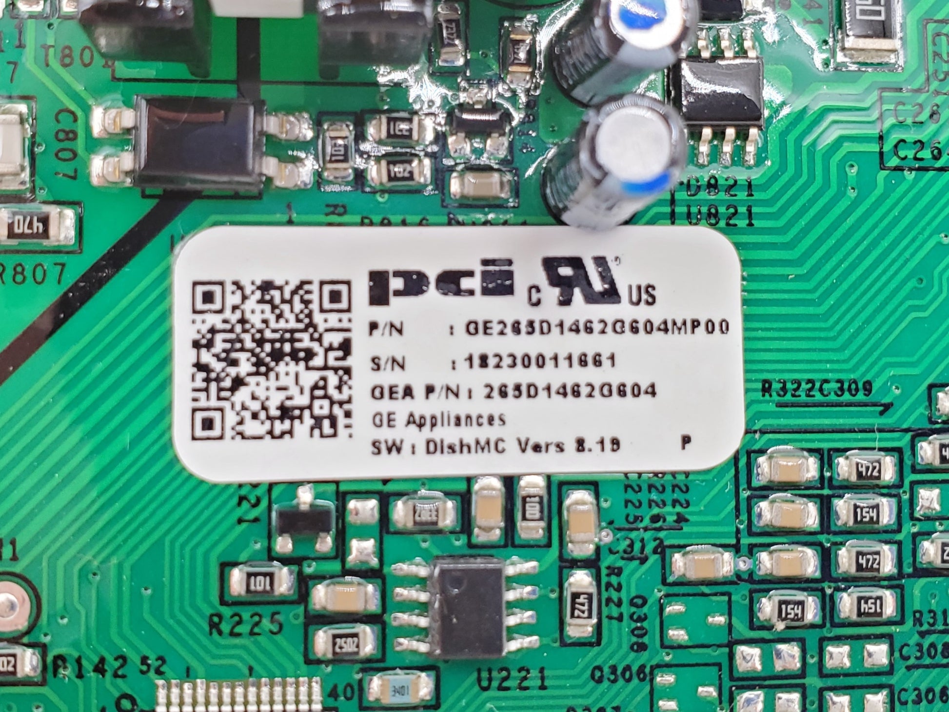 New OEM  GE Dishwasher Control 265D1462G604