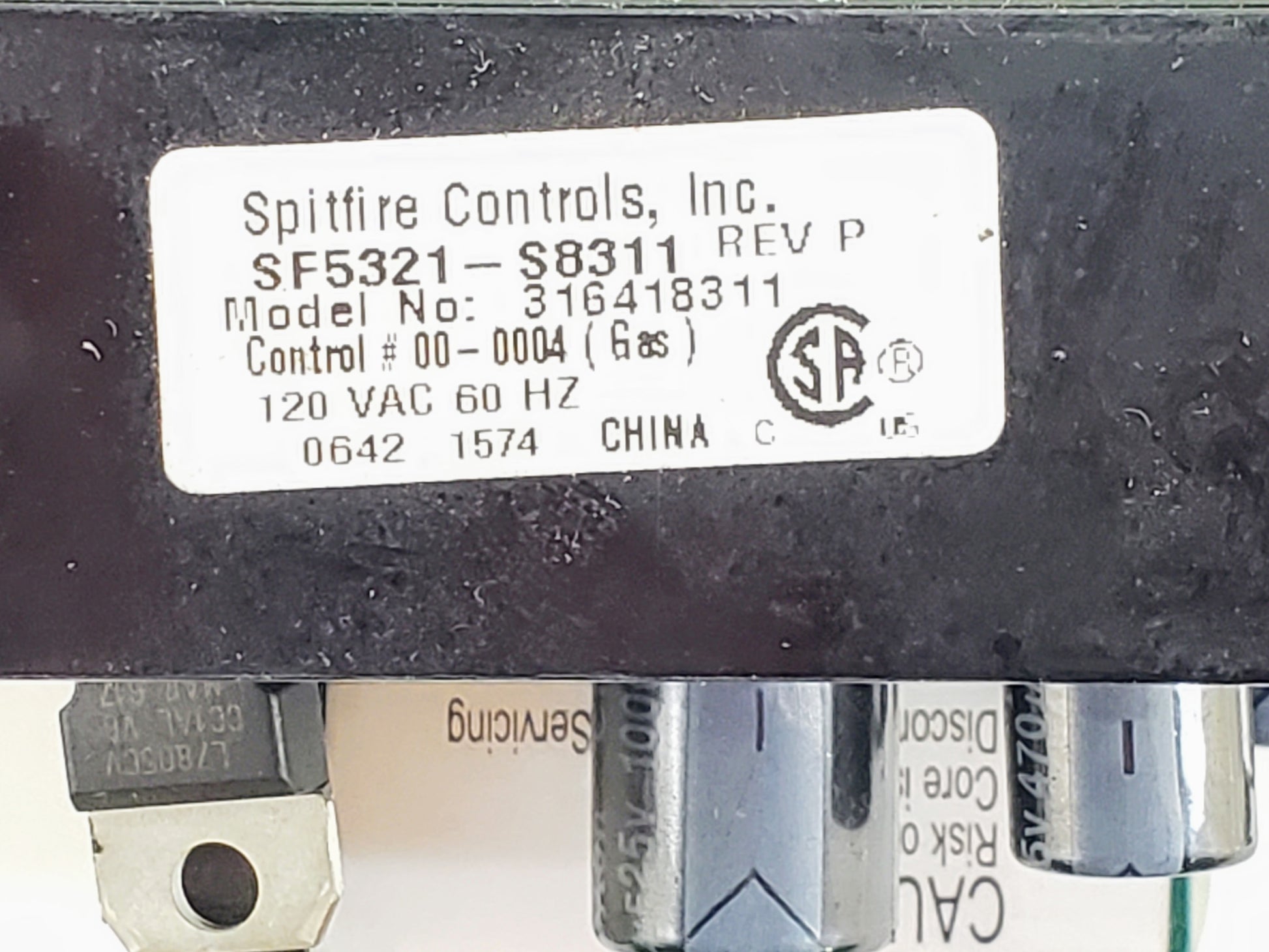 OEM  Kenmore Range Control 316418311