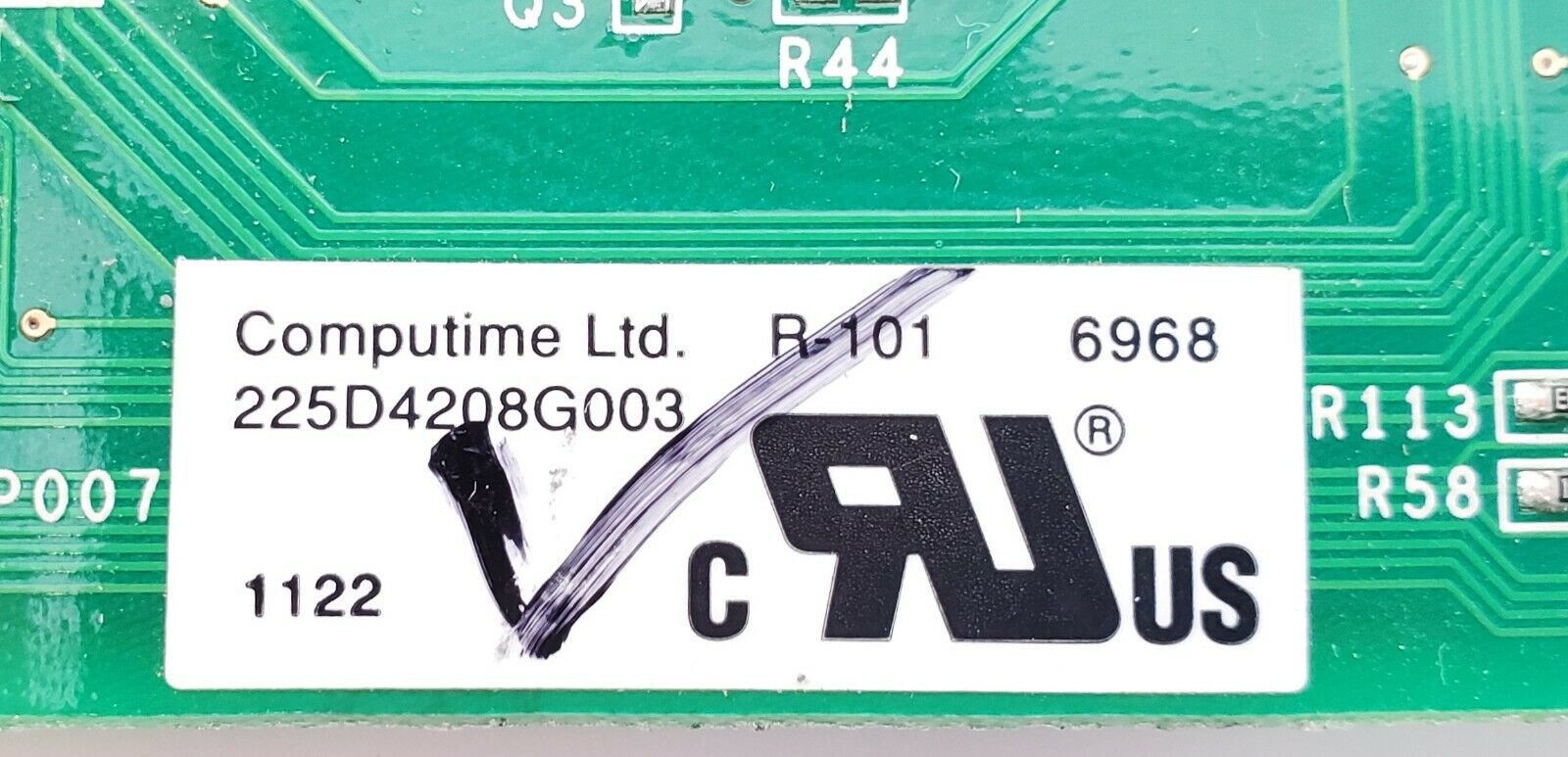 OEM  GE Refrigerator Control 225D4208G003