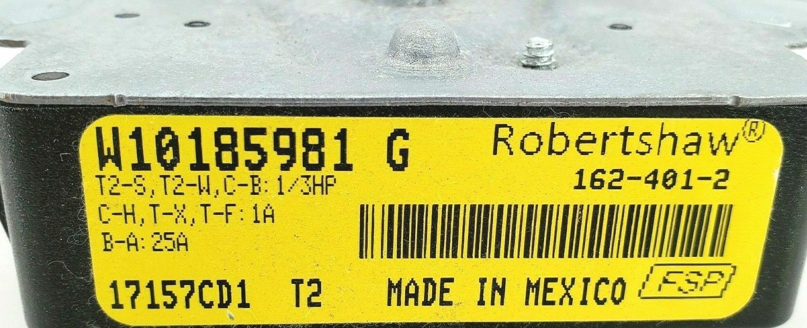 OEM  Whirlpool Dryer Timer W10185981