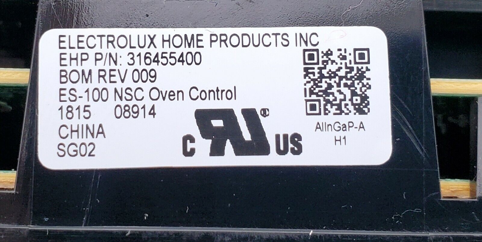 OEM  Frigidaire Range Control 316455400