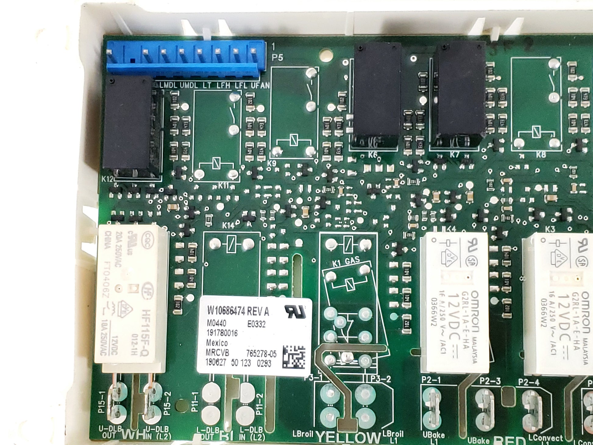 Kitchen Aid Range Control Board W10686474