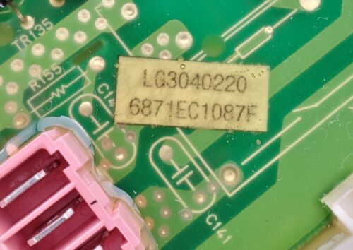 OEM LG Washer Control Board 6871EC1087F Same Day Shipping & Lifetime Warranty