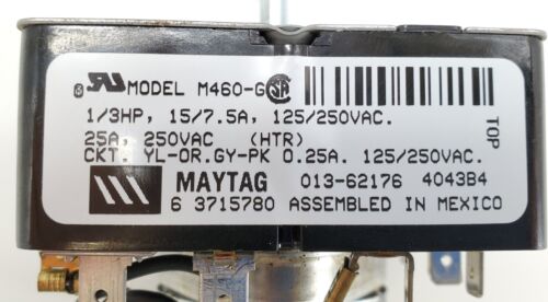 Maytag Dryer Timer Assembly 33002676