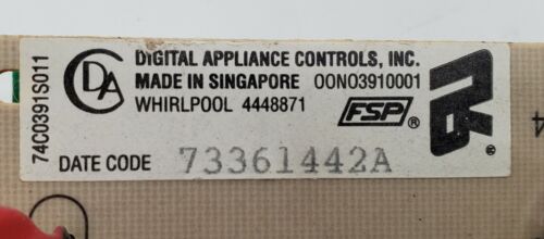 KitchenAid Range Control Board 4448871