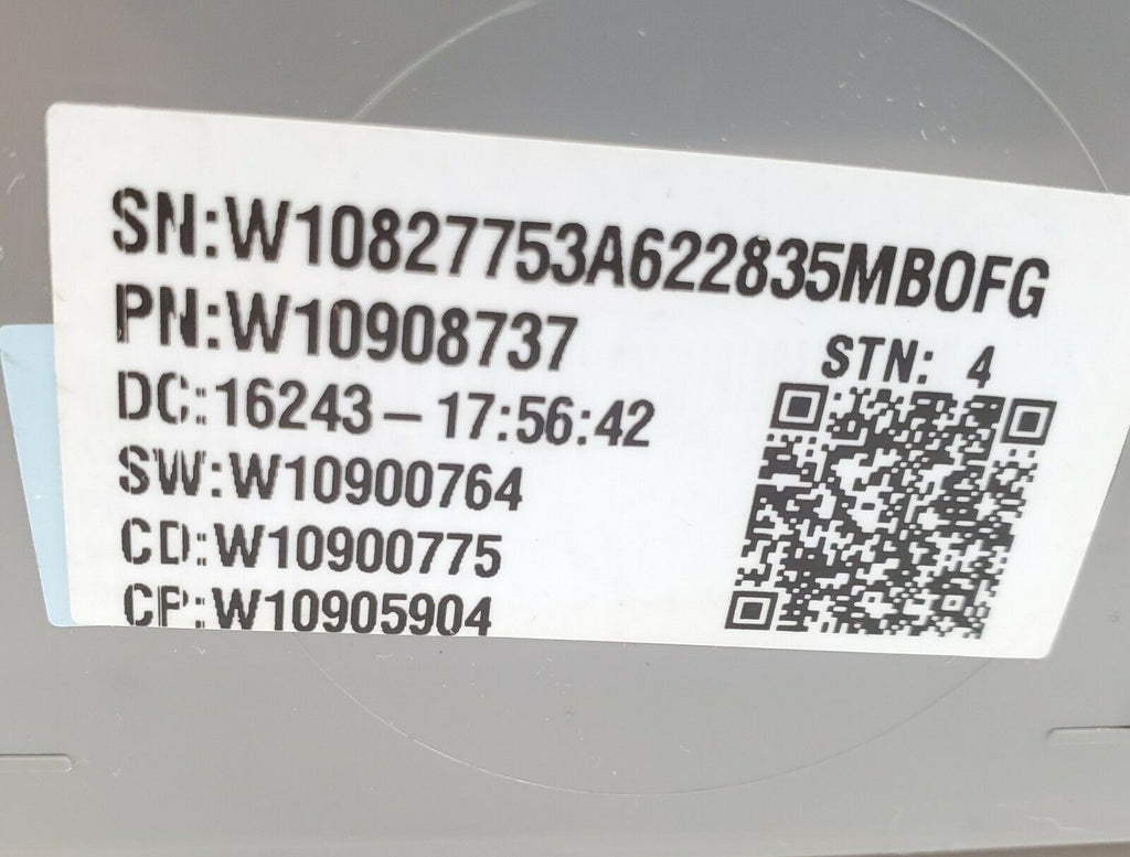 Whirlpool Washer Control Board W10908737