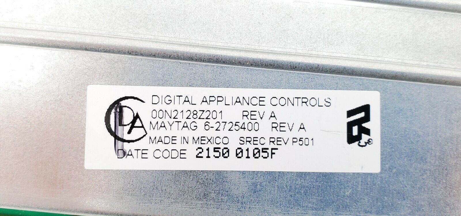 OEM  Maytag Washer Control 62725400