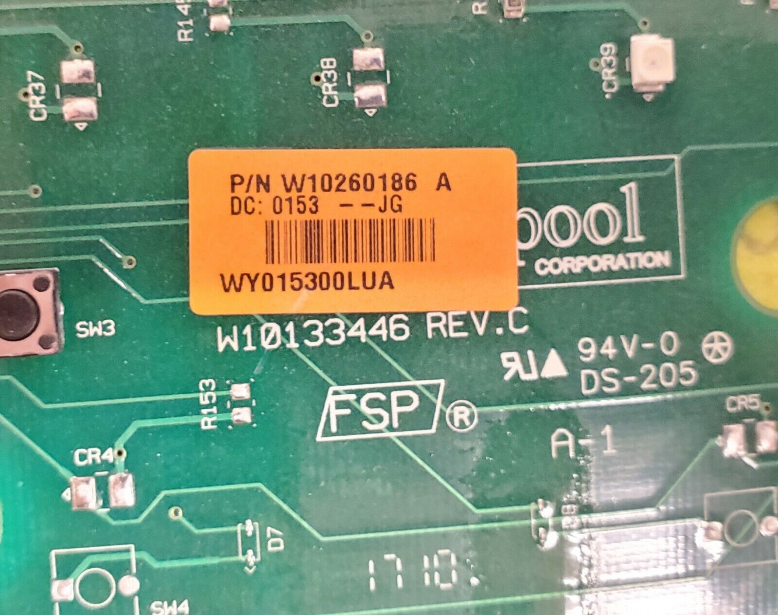OEM  Maytag Washer Control W10260186