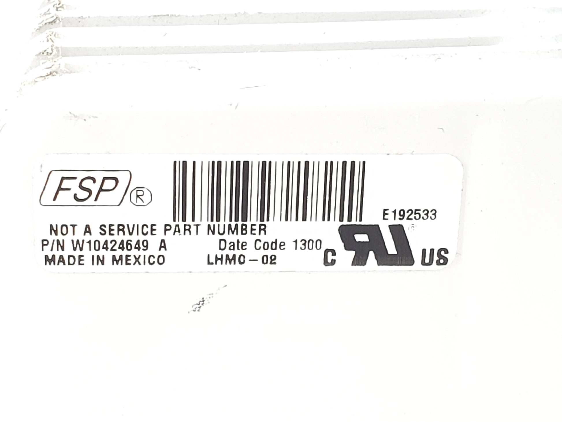 OEM  Whirlpool Washer Control Board W10424649 W10321160
