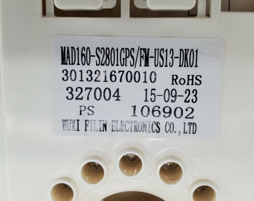 OEM Midea Washer Control 301321670010 Same Day Shipping & Lifetime Warranty