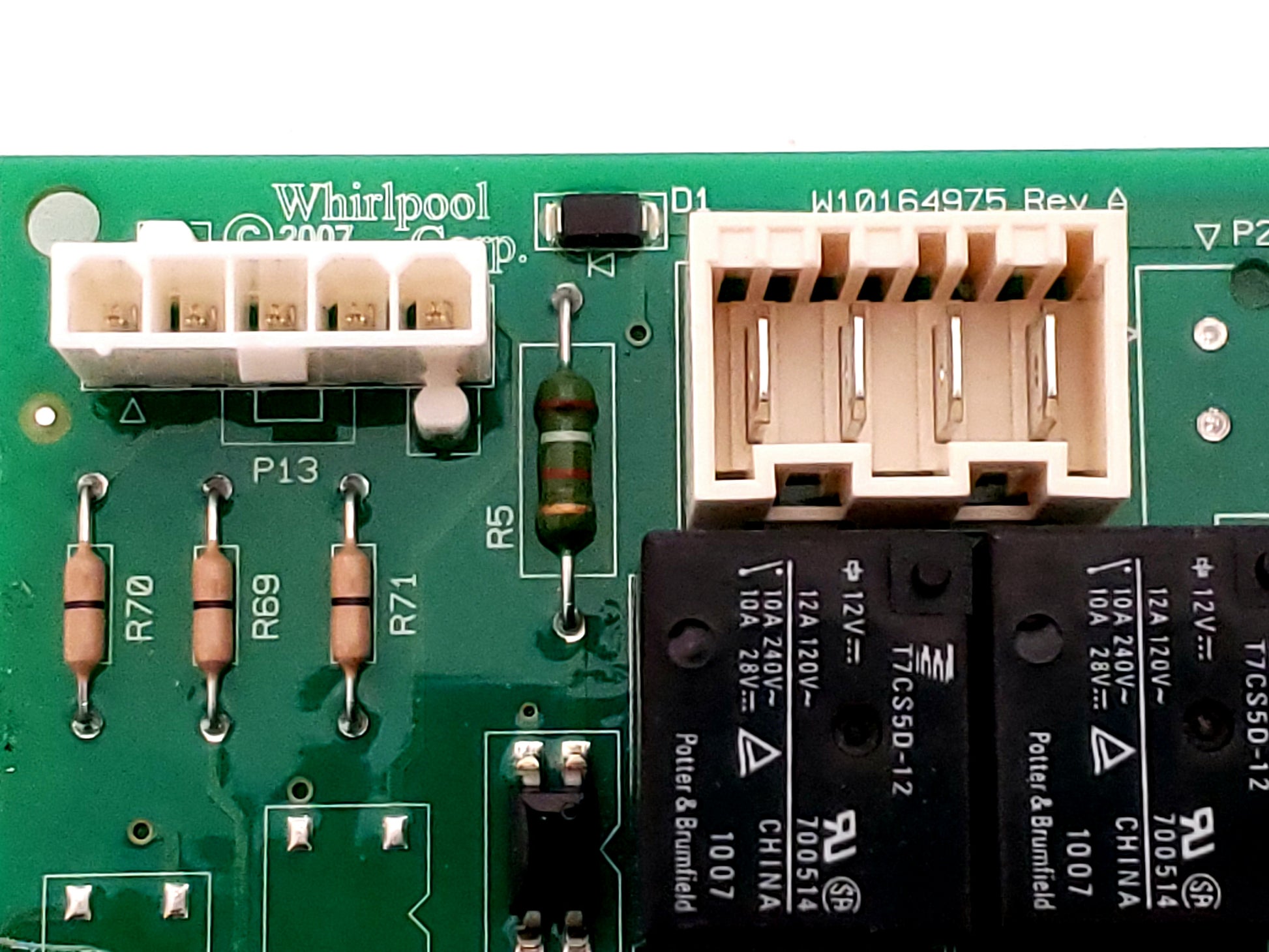 Whirlpool Refrigerator Control Board W10235491