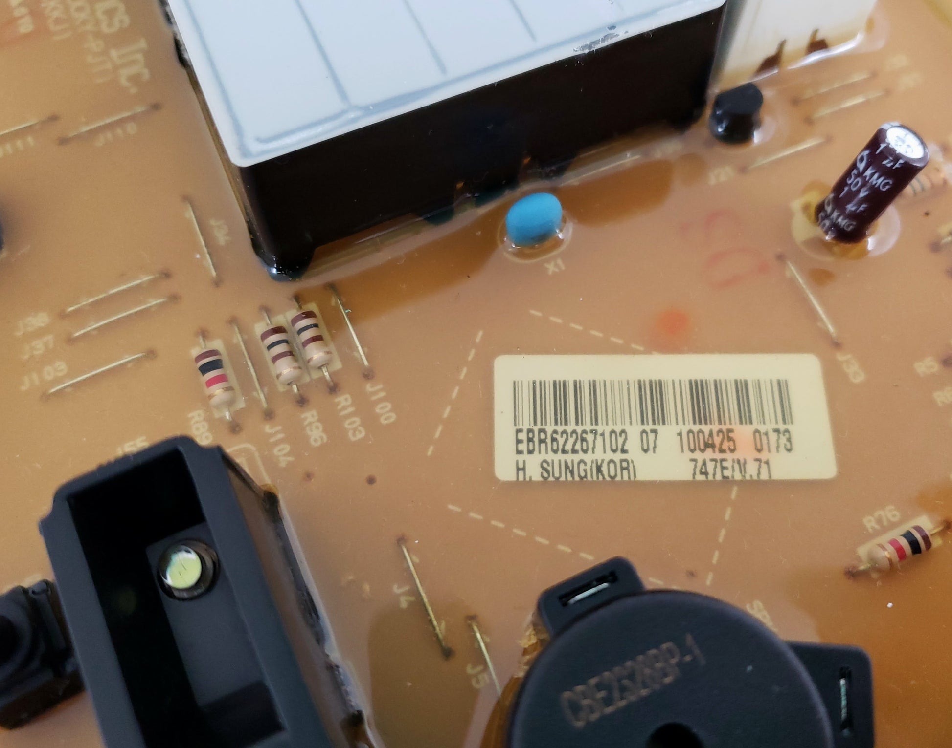 LG Washer Display Board EBR62267102