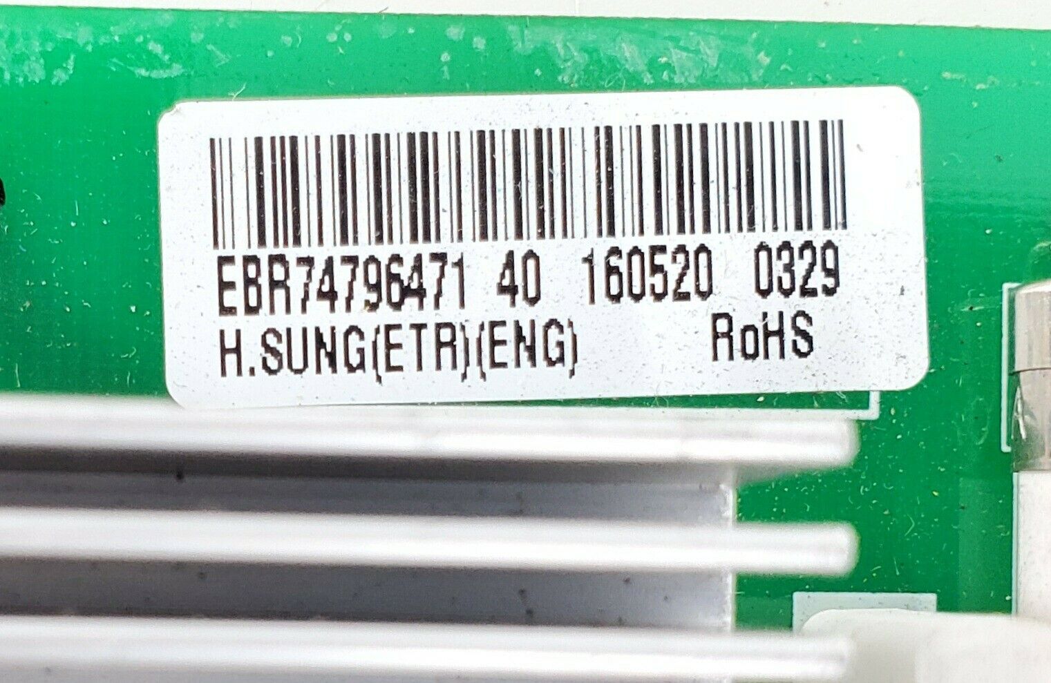 LG Refrigerator Control EBR74796471