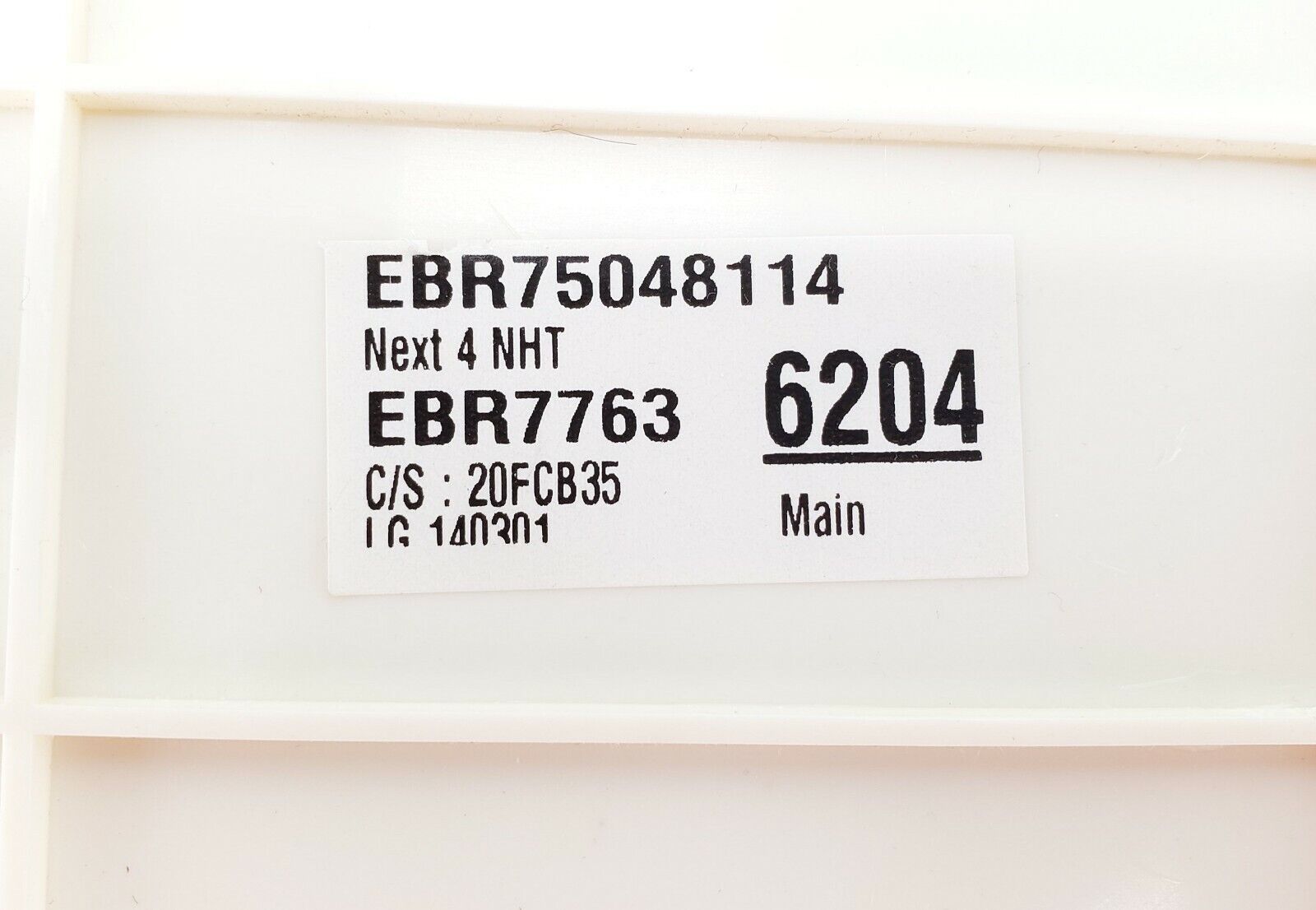 OEM LG Washer Control Board EBR75048114 Same Day Shipping & Lifetime Warranty