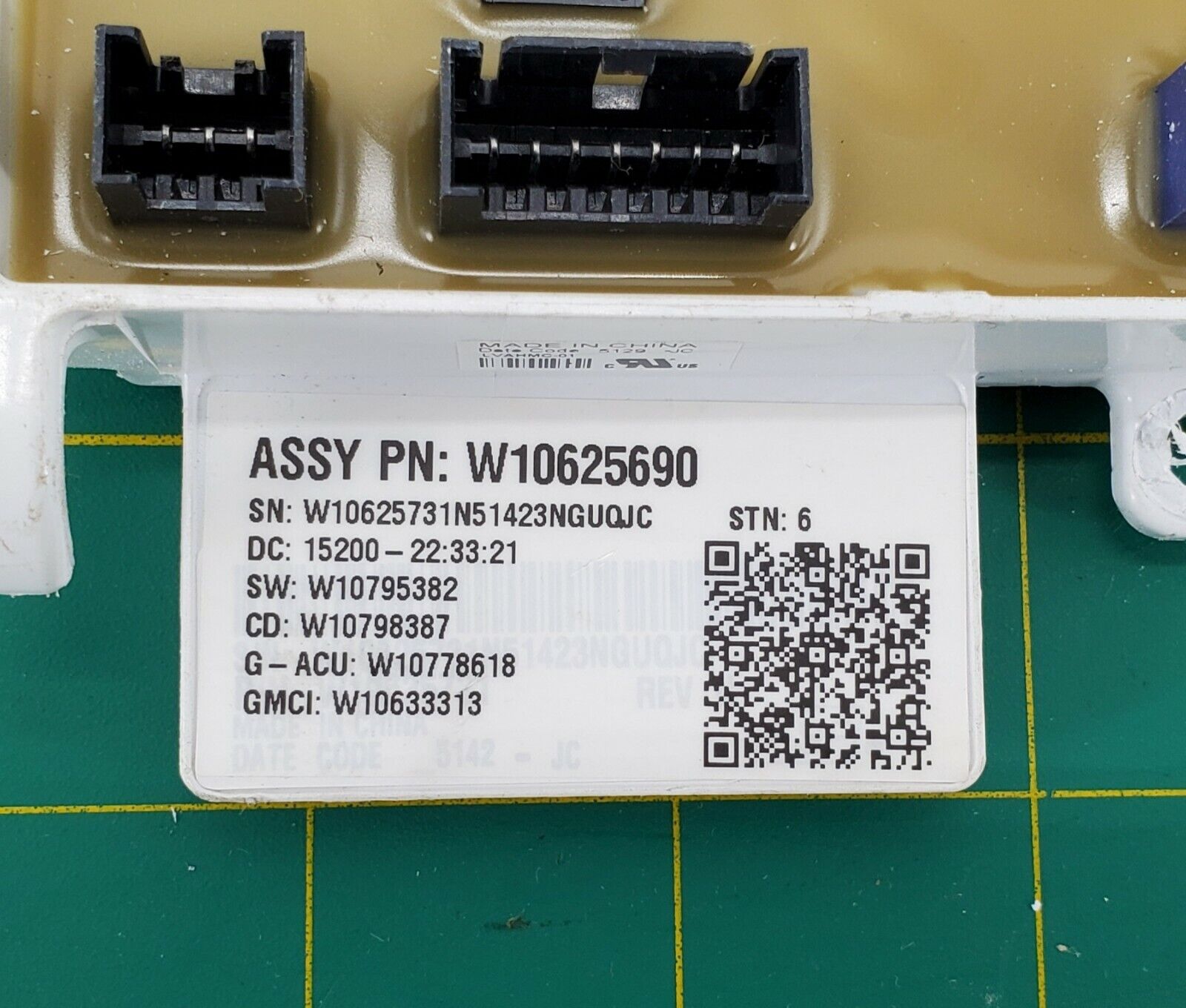 OEM Maytag Washer Control Board W10625690 Same Day Shipping & Lifetime Warranty