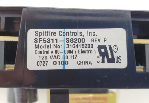 OEM  Frigidaire Range Control Board 316418200