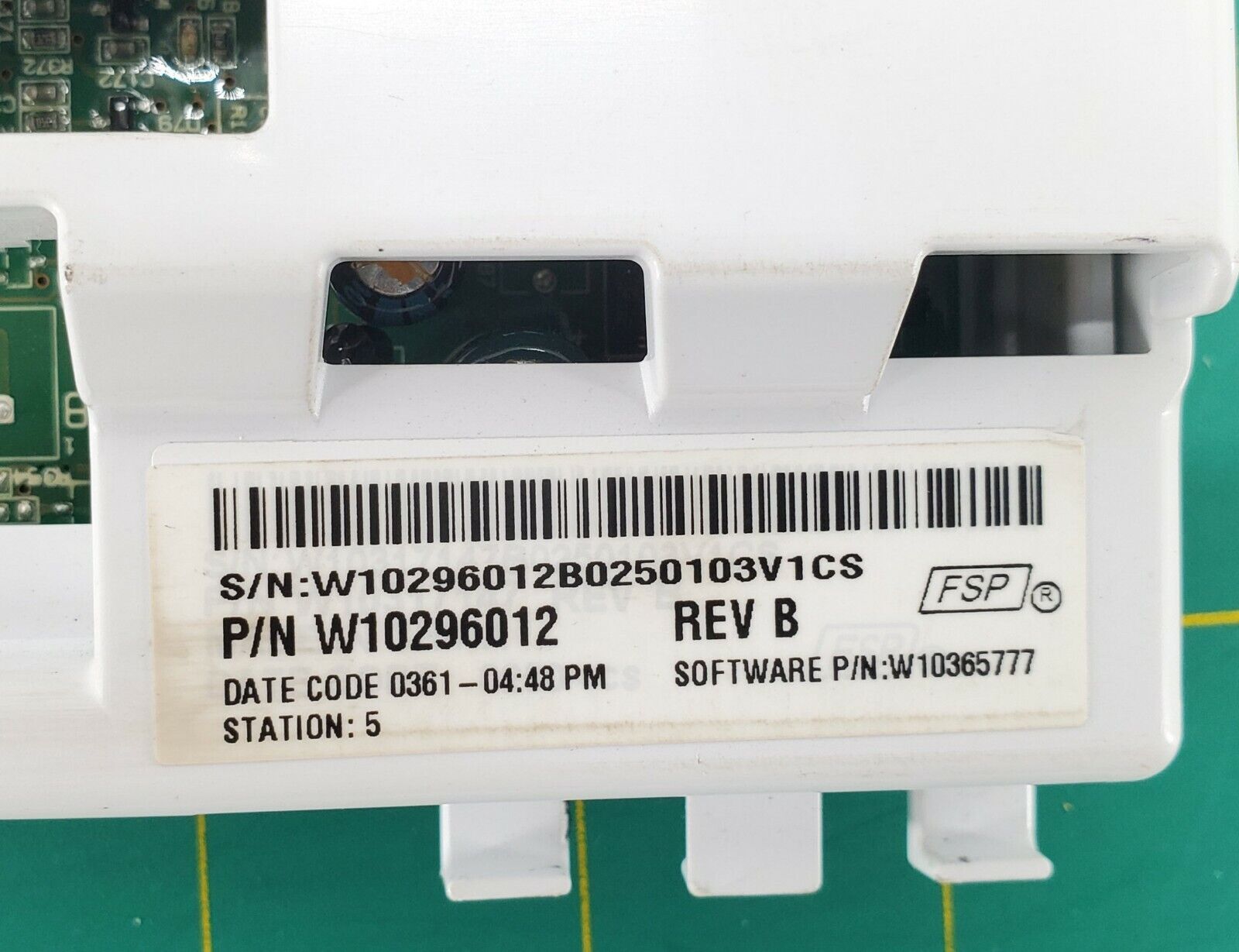 Kenmore Washer Control W10296012