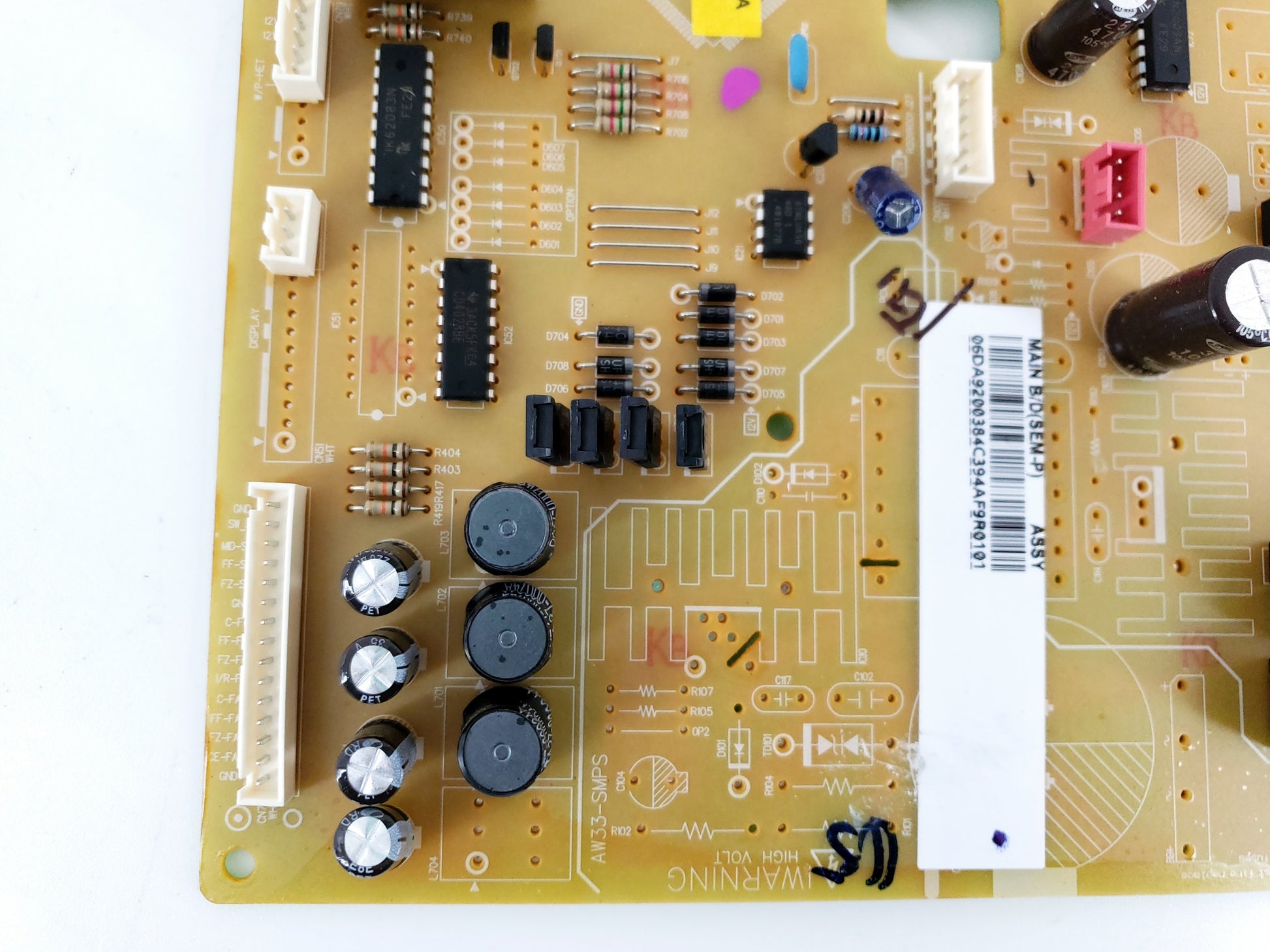 Samsung Refrigerator Control Board DA92-00384C