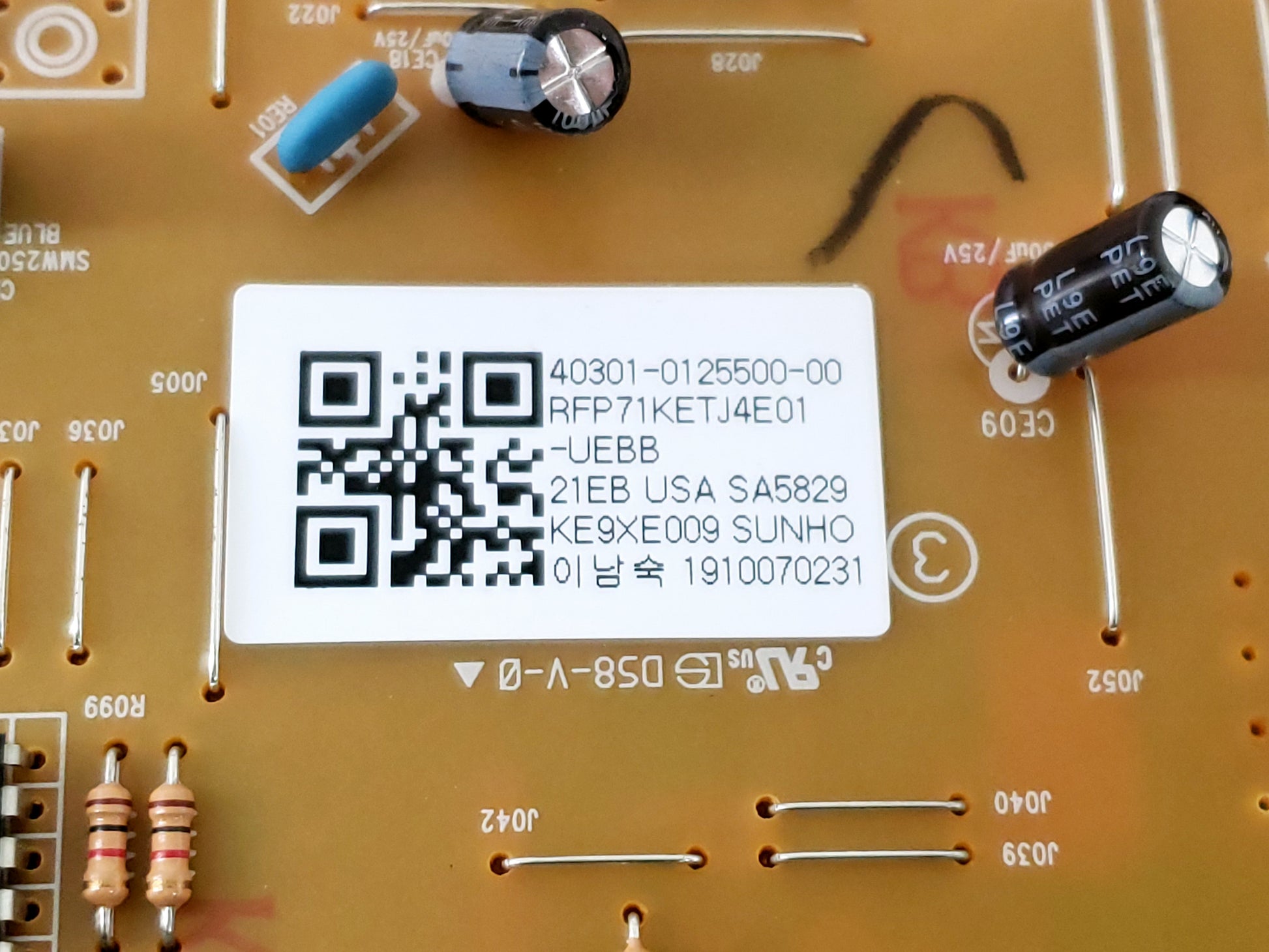 Kenmore Refrigerator Control Board 40301-0125500-00