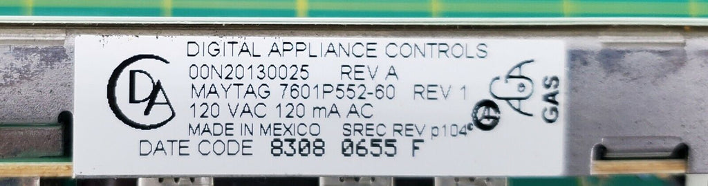 OEM  Maytag Range Control 7601P552-60