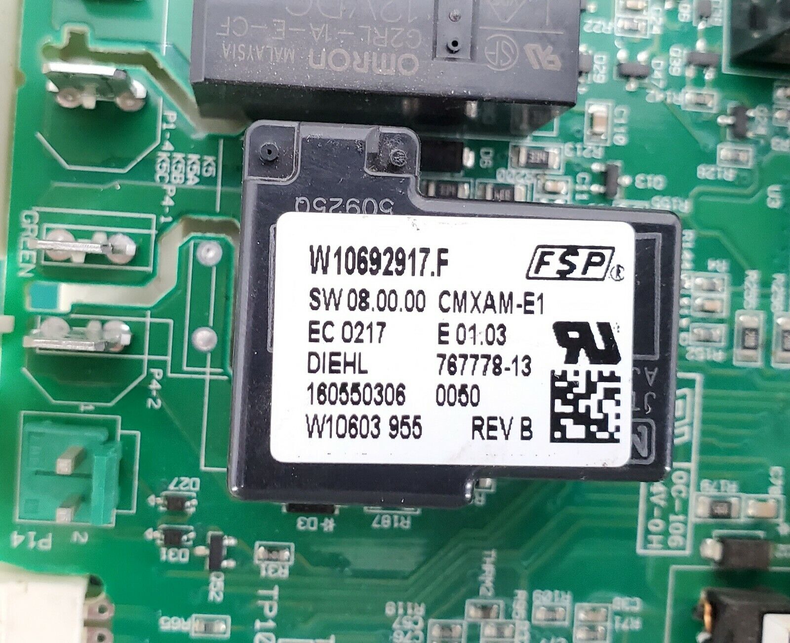 Whirlpool Range Control W10692917