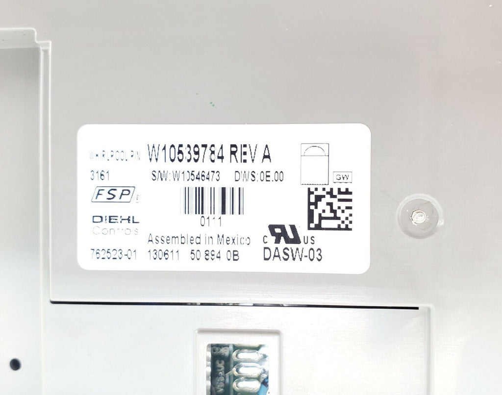 Kenmore Diswasher Control W10539784