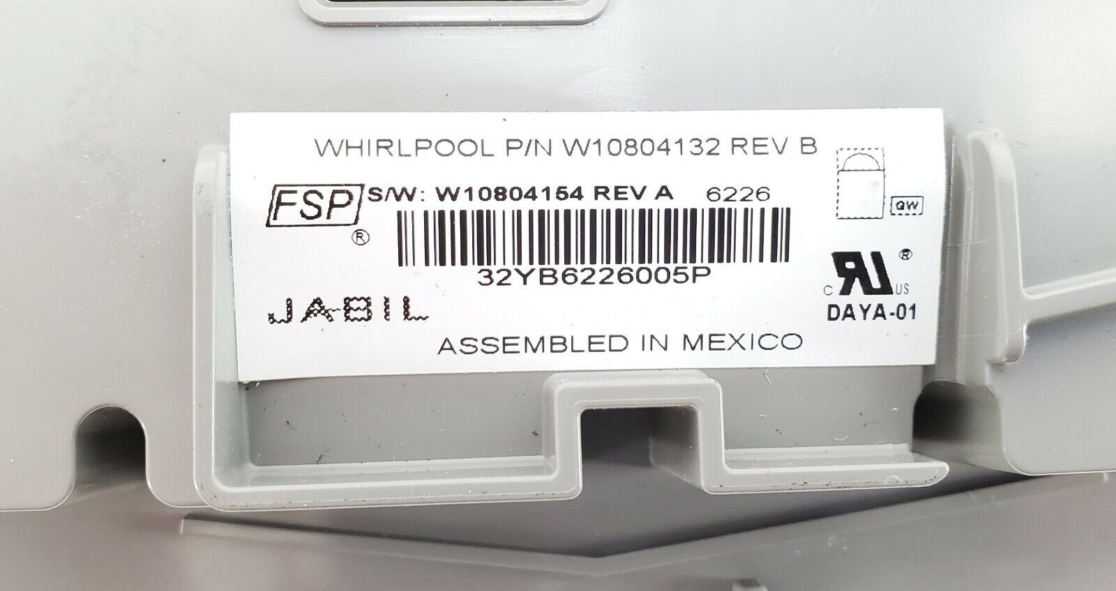 OEM  Whirlpool Dishwasher Control W10804132