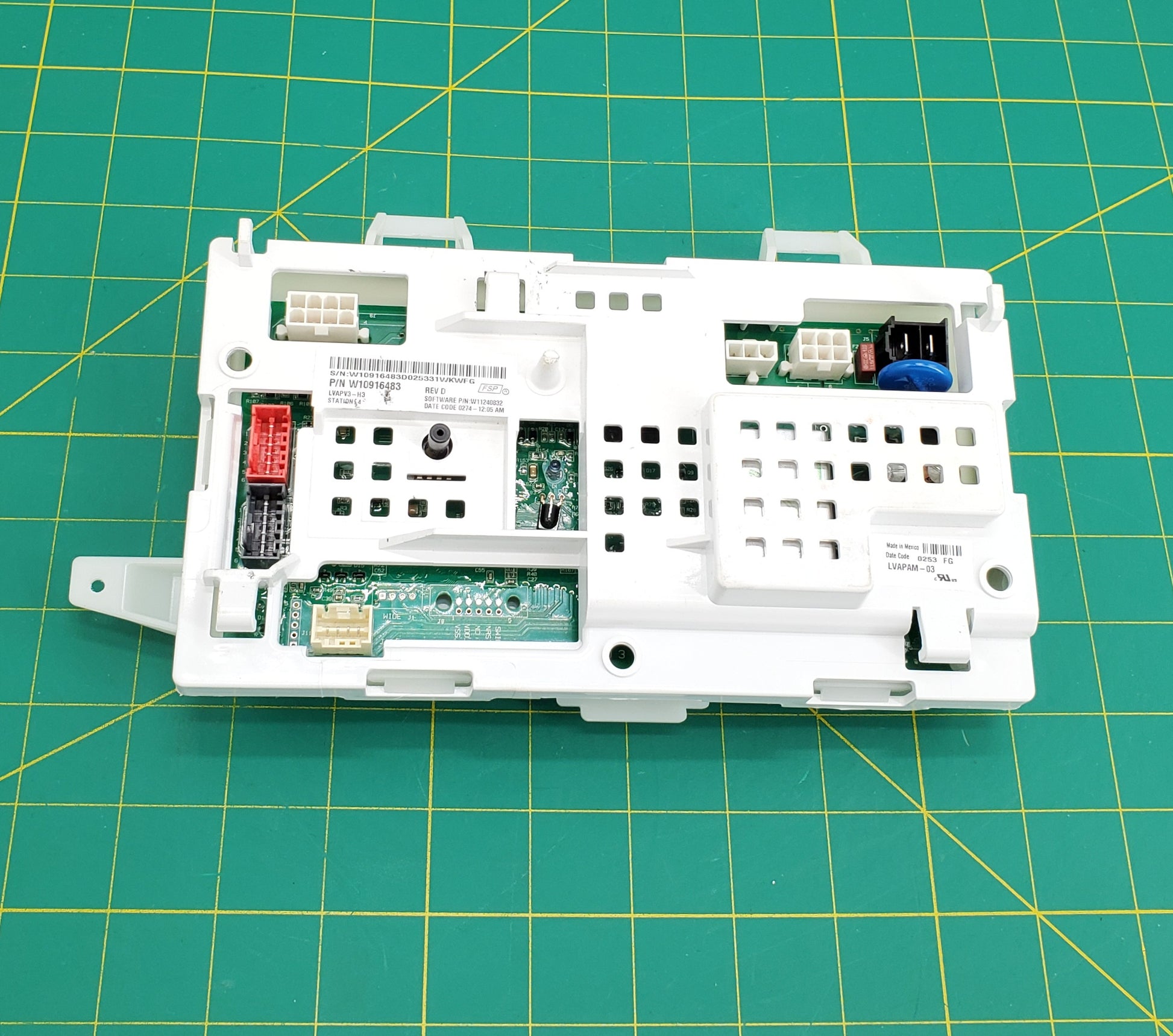 Whirlpool Washer Control W10916483