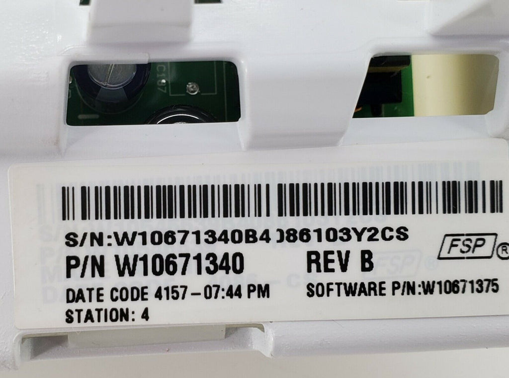OEM Kenmore Washer Control W10671340 Same Day Shipping & Lifetime Warranty