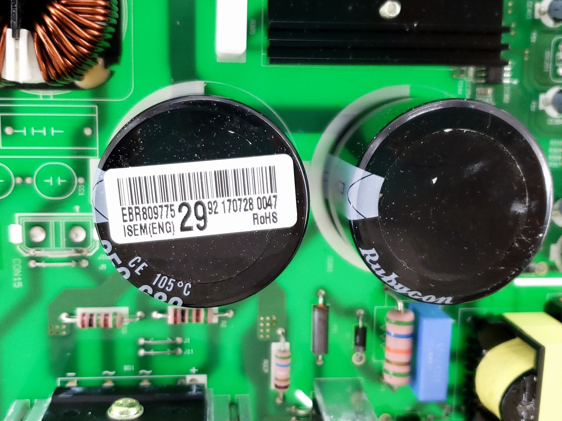 LG Refrigerator Control Board EBR80977529