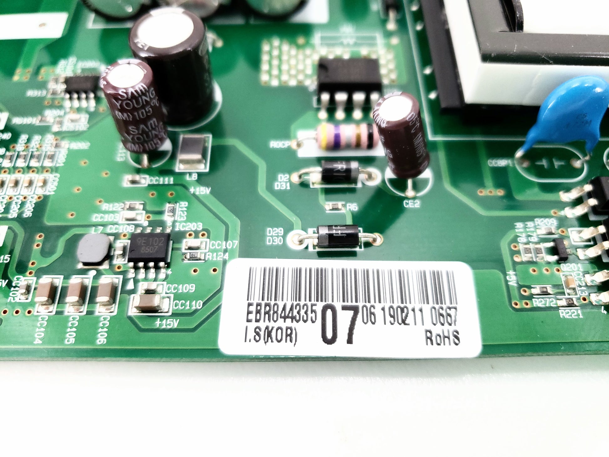LG Refrigerator Control Board EBR84433507