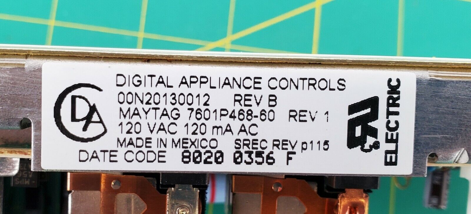 OEM  Jenn-Air Range Control 7601P468-60