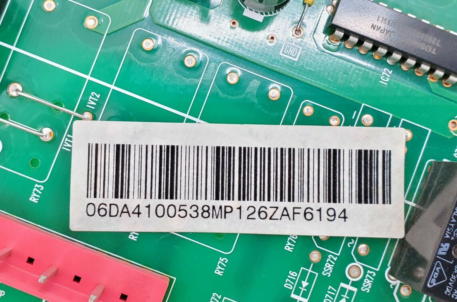 Samsung Refrigerator Control  DA41-00538M